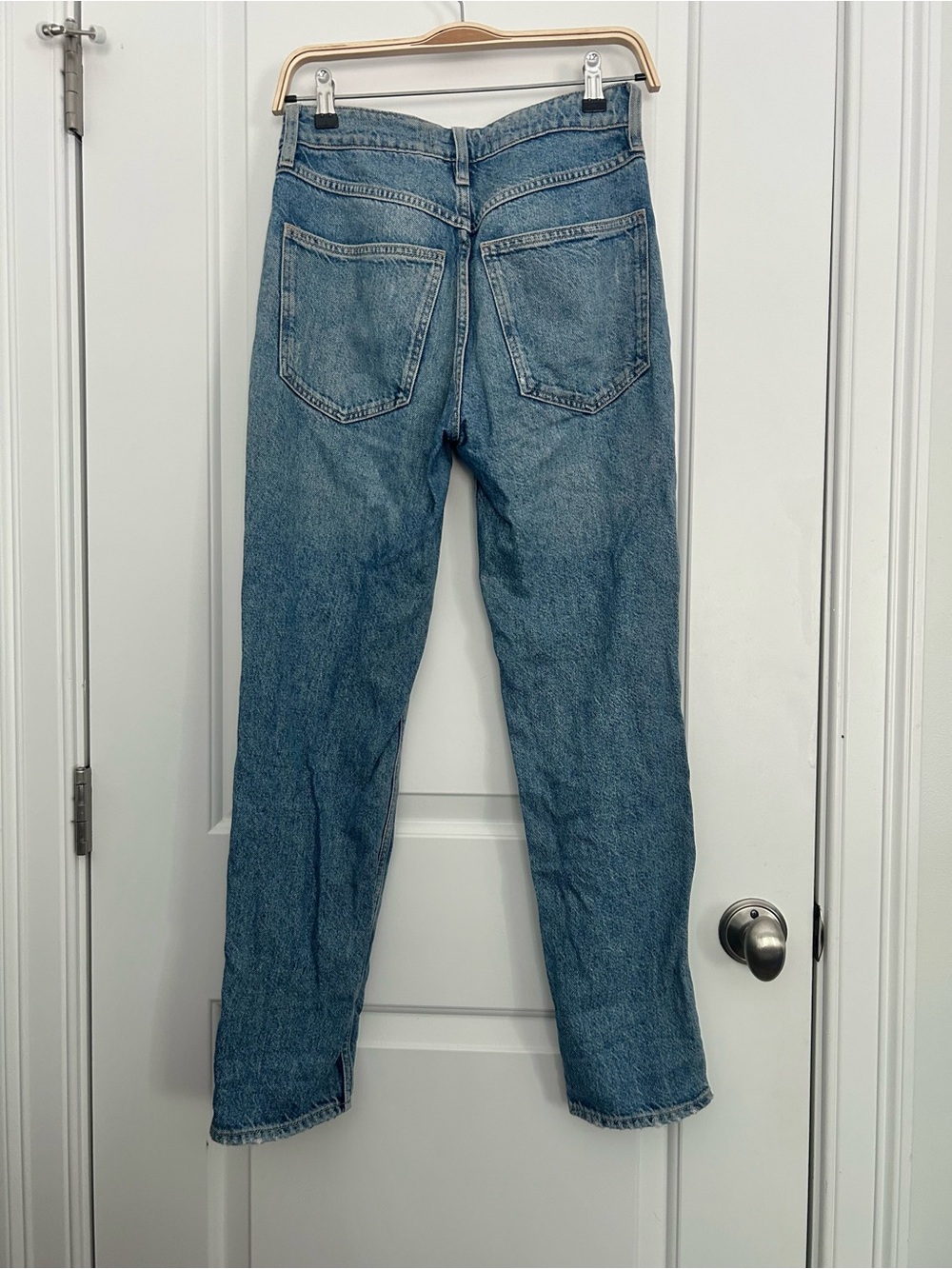 Free People Jeans Slim Leg High Waisted Mom Jeans Size 25 - Picture 3 of 6